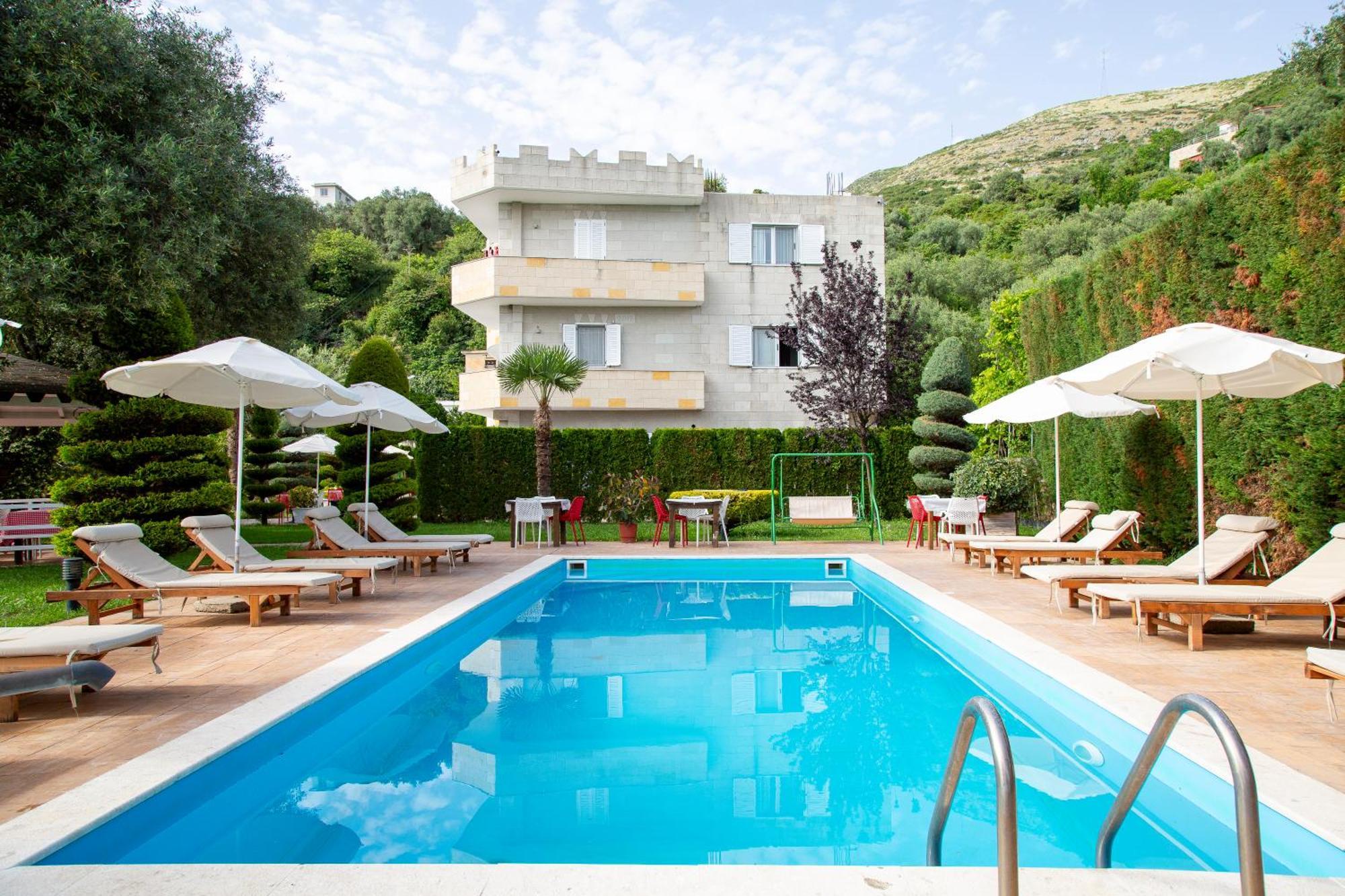 Vila Florika Hotel Borsh Buitenkant foto